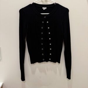 Garage snap button cardigan